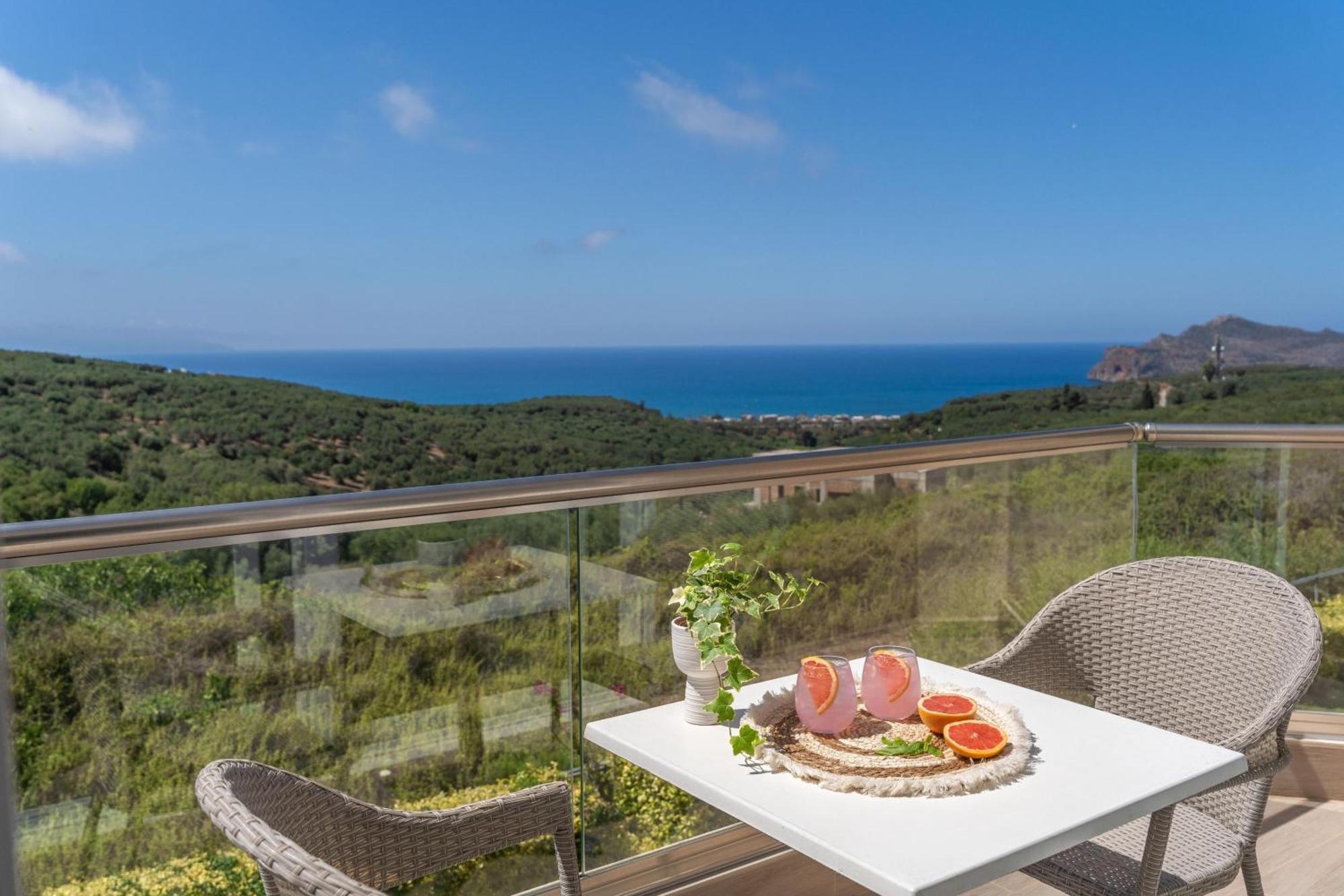 Villa Ariella With Sea View Agia Marina  Exterior photo